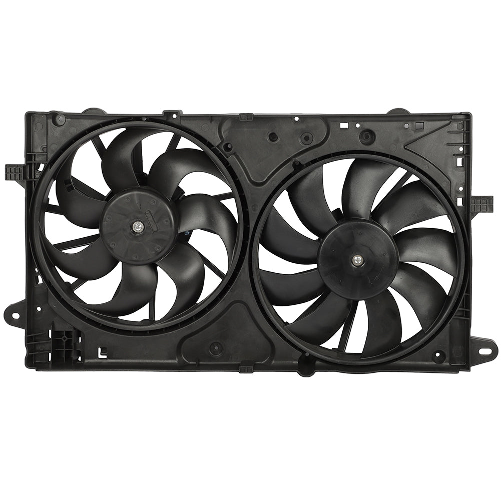 Electric AC Condenser Cooling Fan Kit For 2013 2014 2015 Chevrolet Malibu Only for Auto