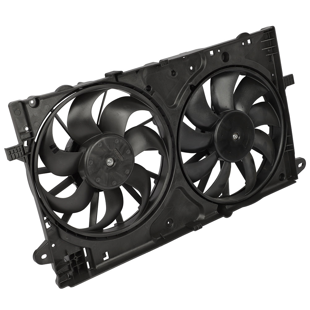 Electric AC Condenser Cooling Fan Kit For 2013 2014 2015 Chevrolet Malibu Only for Auto