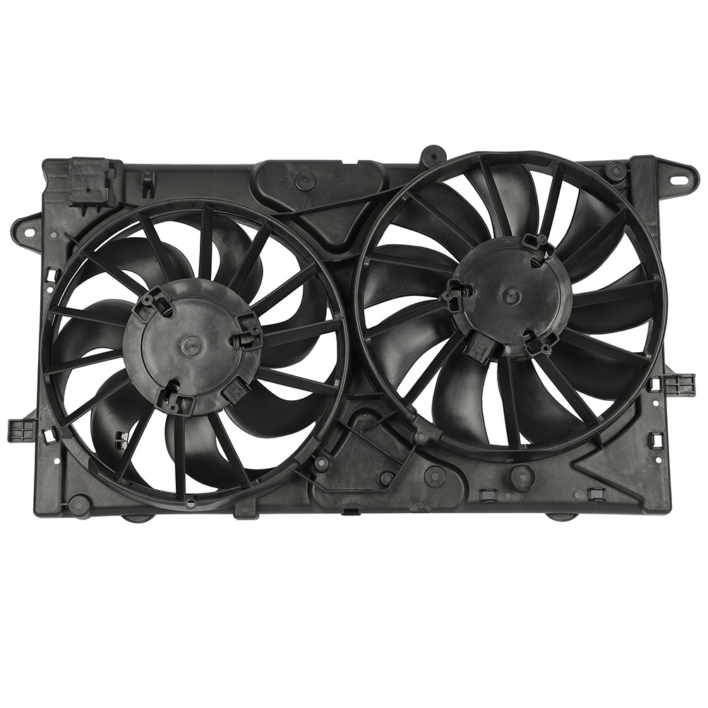 Electric AC Condenser Cooling Fan Kit For 2013 2014 2015 Chevrolet Malibu Only for Auto