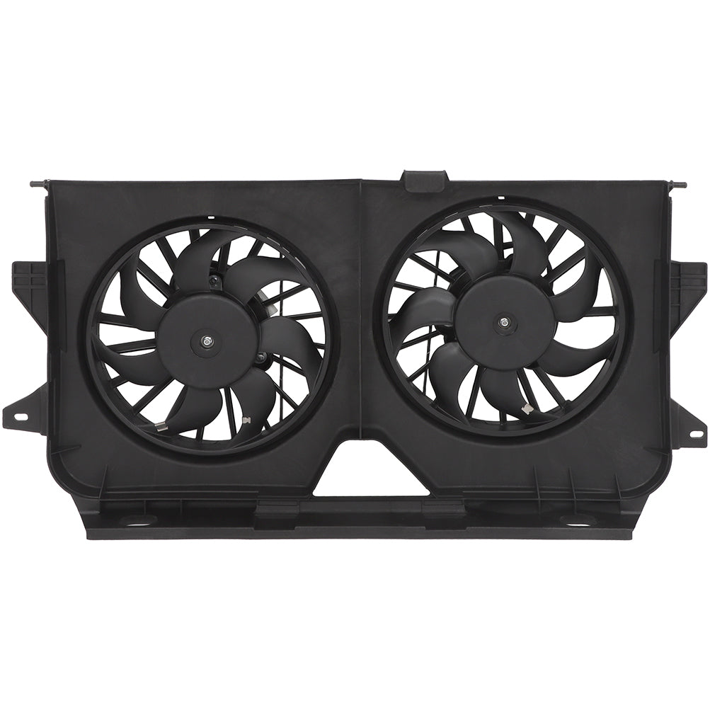 Electric AC Condenser Cooling Fan Kit For 2005 2006 2007 Dodge Grand Caravan Only for Auto