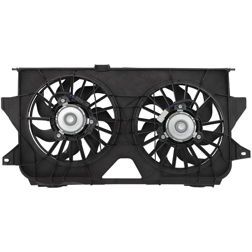 Electric AC Condenser Cooling Fan Kit For 2005 2006 2007 Dodge Grand Caravan Only for Auto