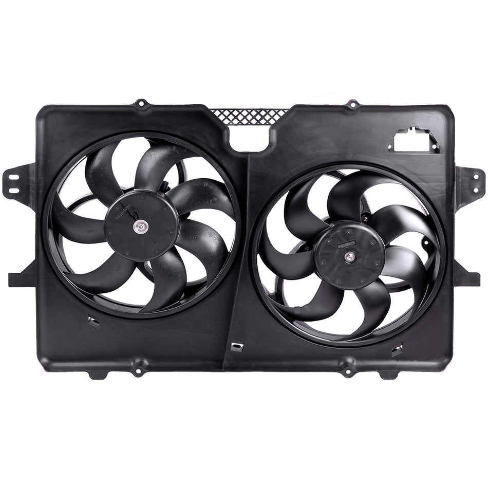 AC Condenser Cooling Fan Kit For 2008 2009-2011 Mercury Mariner Mazda Tribute