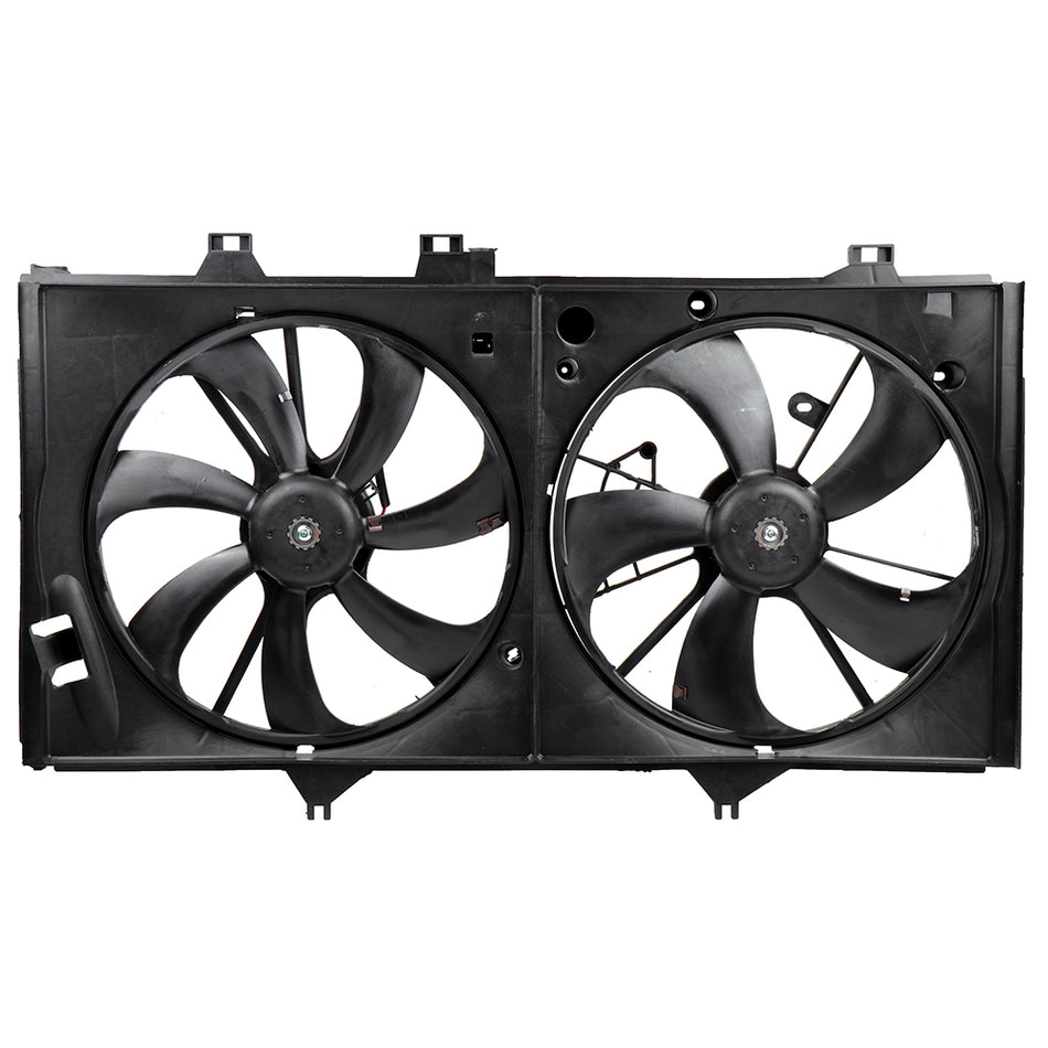 Electric AC Condenser Cooling Fan Kit For 2012 2013 2014-2017 Toyota Camry