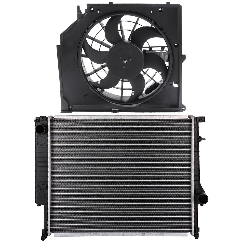 Electric Radiator Cooling Fan Kit For 1999 BMW 323i 328i