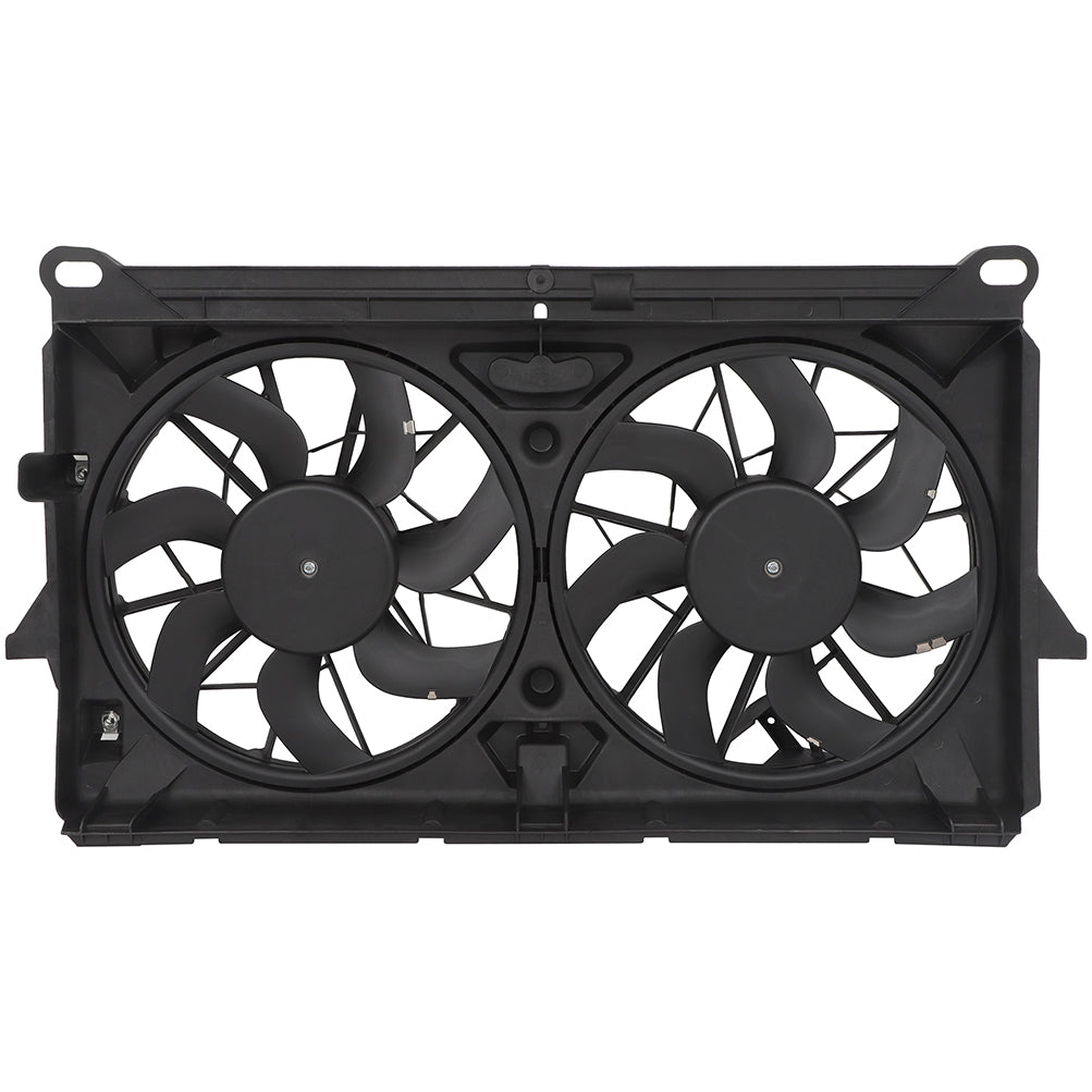 Radiator Condenser Cooling Fan Kit For 2007-2013 Chevrolet Silverado 1500 Only for Auto