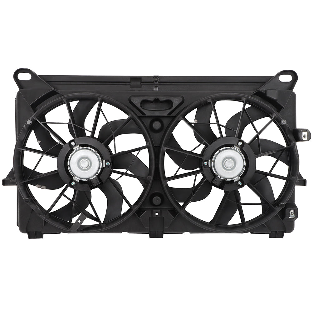 Radiator Condenser Cooling Fan Kit For 2007-2013 Chevrolet Silverado 1500 Only for Auto