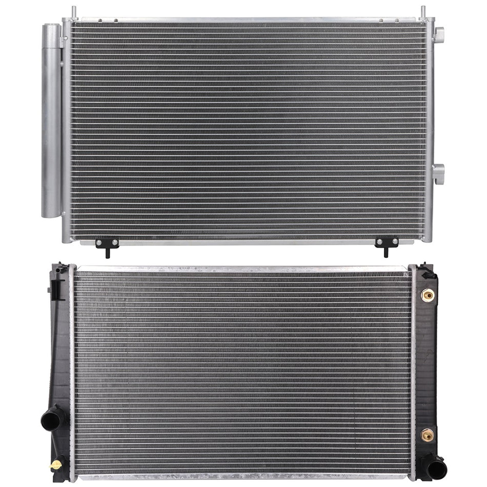 2013-2018 Toyota RAV4 Aluminum Radiator and AC Condenser Cooling Kit