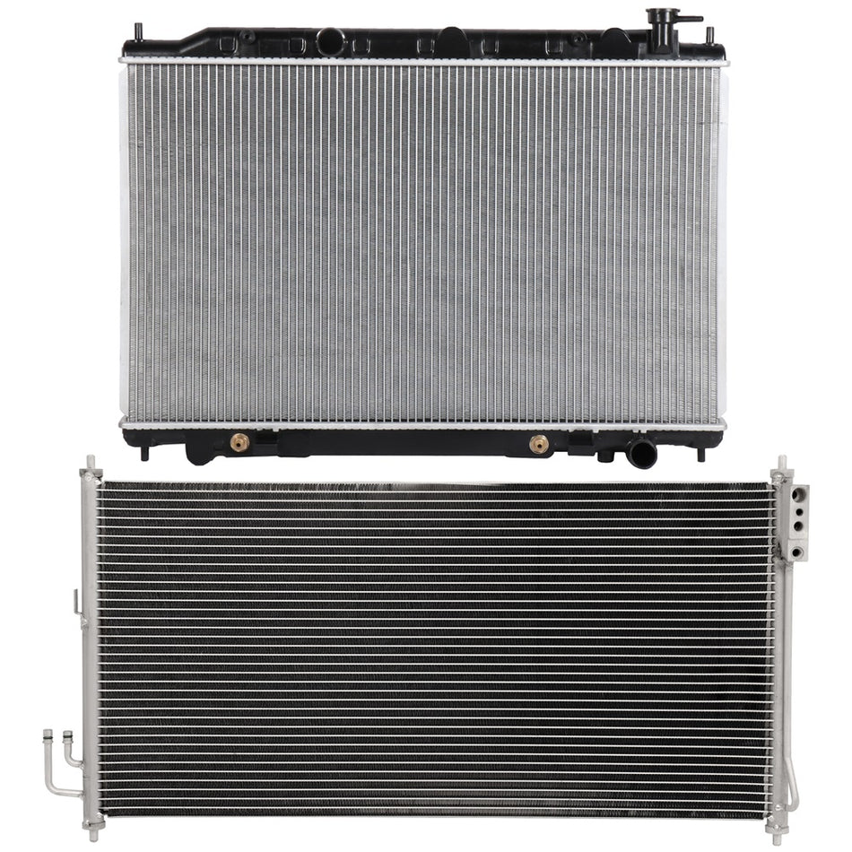 2003-2007 Nissan Murano Radiator Aluminum and AC Condenser Cooling Kit