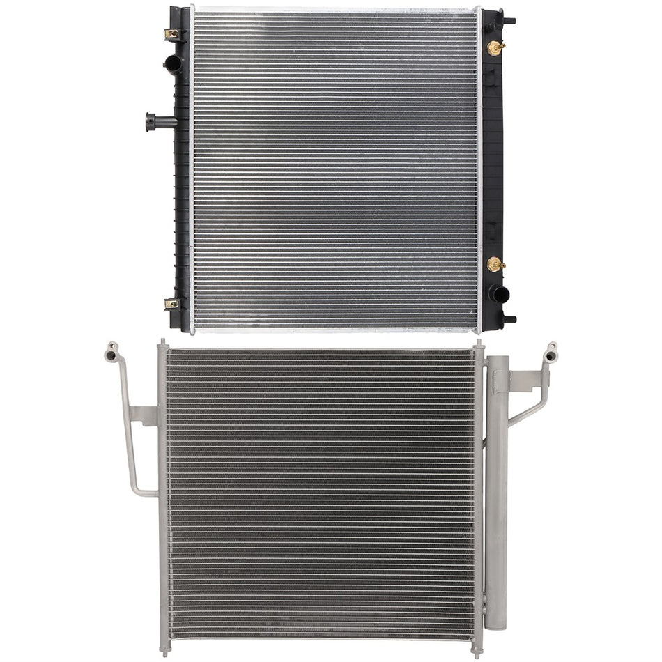 05-15 Nissan Armada 04-15 Nissan Titan Radiator and AC Condenser Cooling Kit