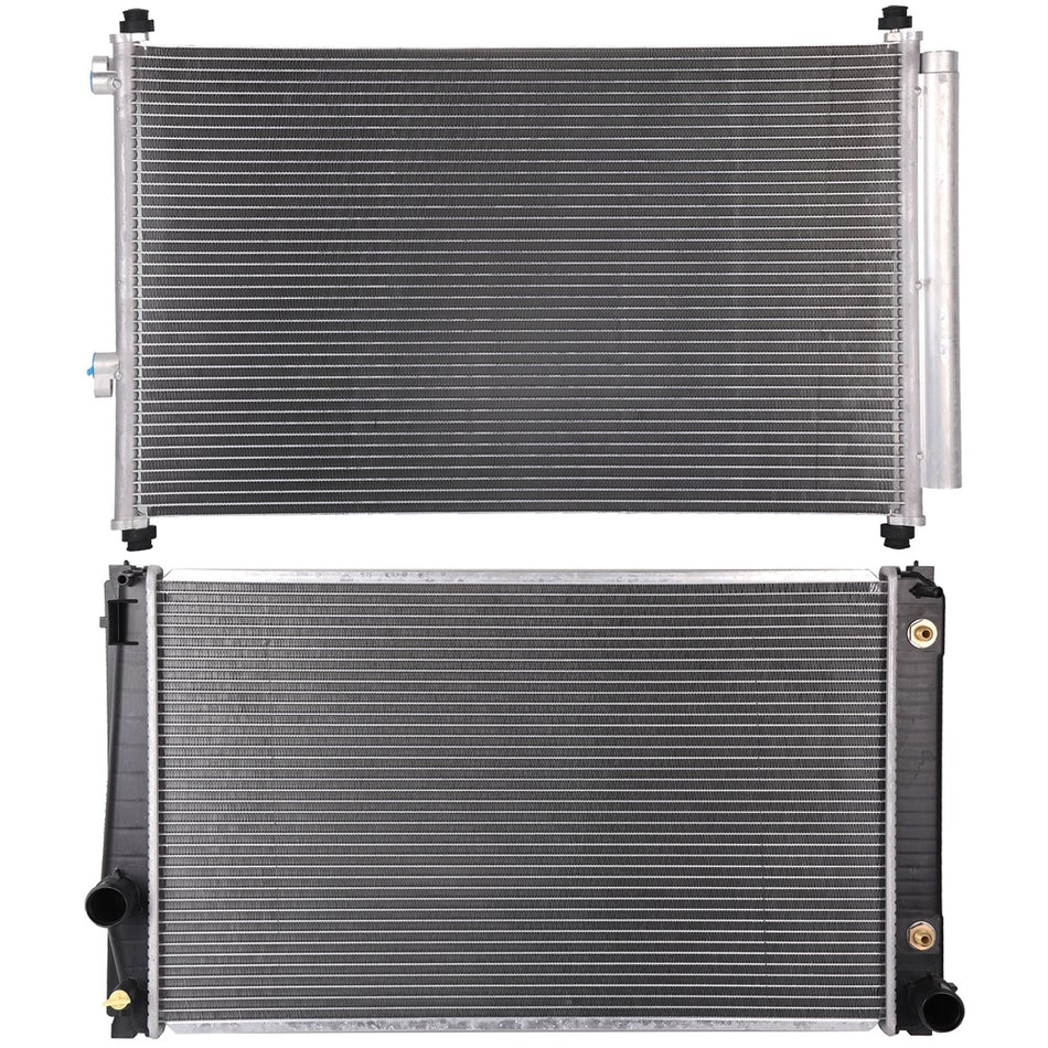 2006-2012 Toyota RAV4 Radiator Aluminum and AC Condenser Cooling Kit