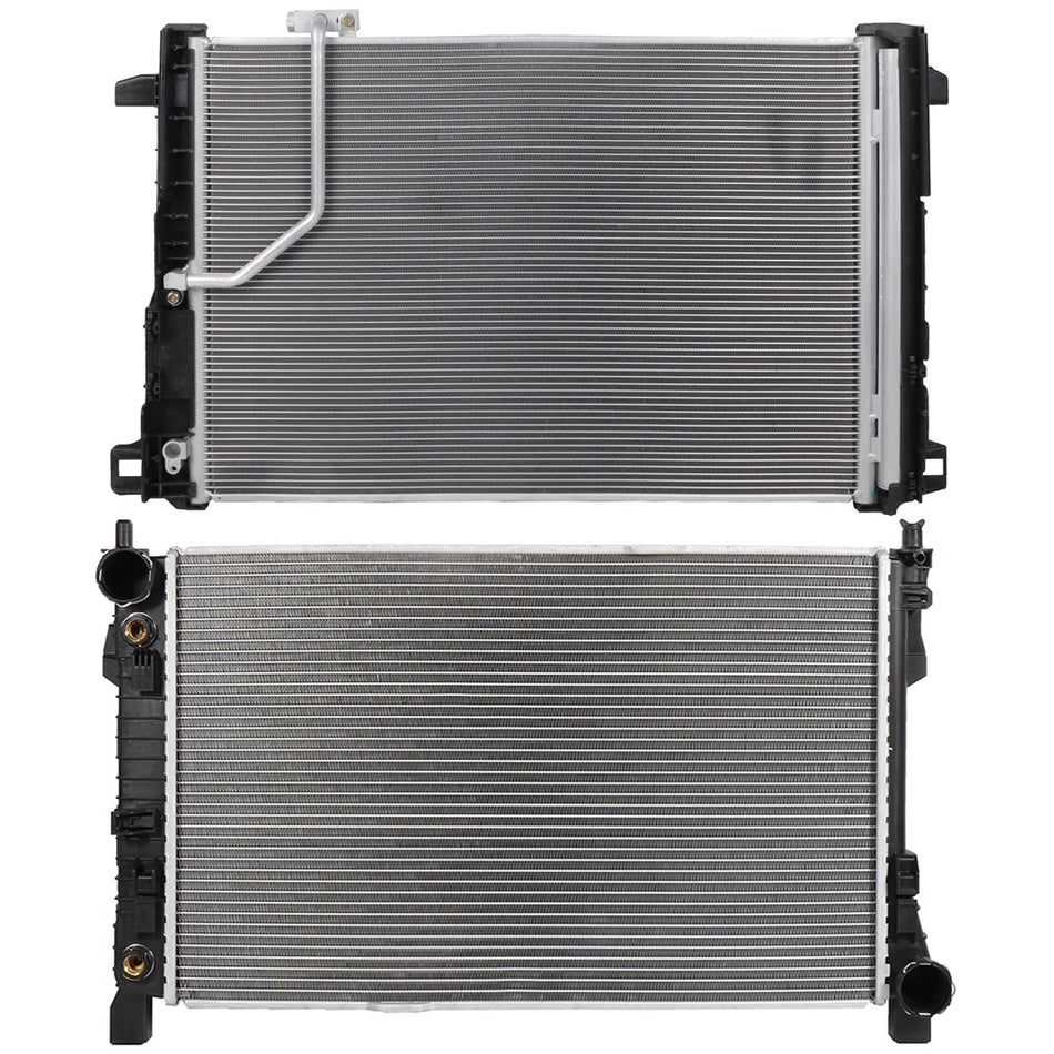 08-09 Mercedes-Benz C230 Radiator and AC Condenser Cooling Kit
