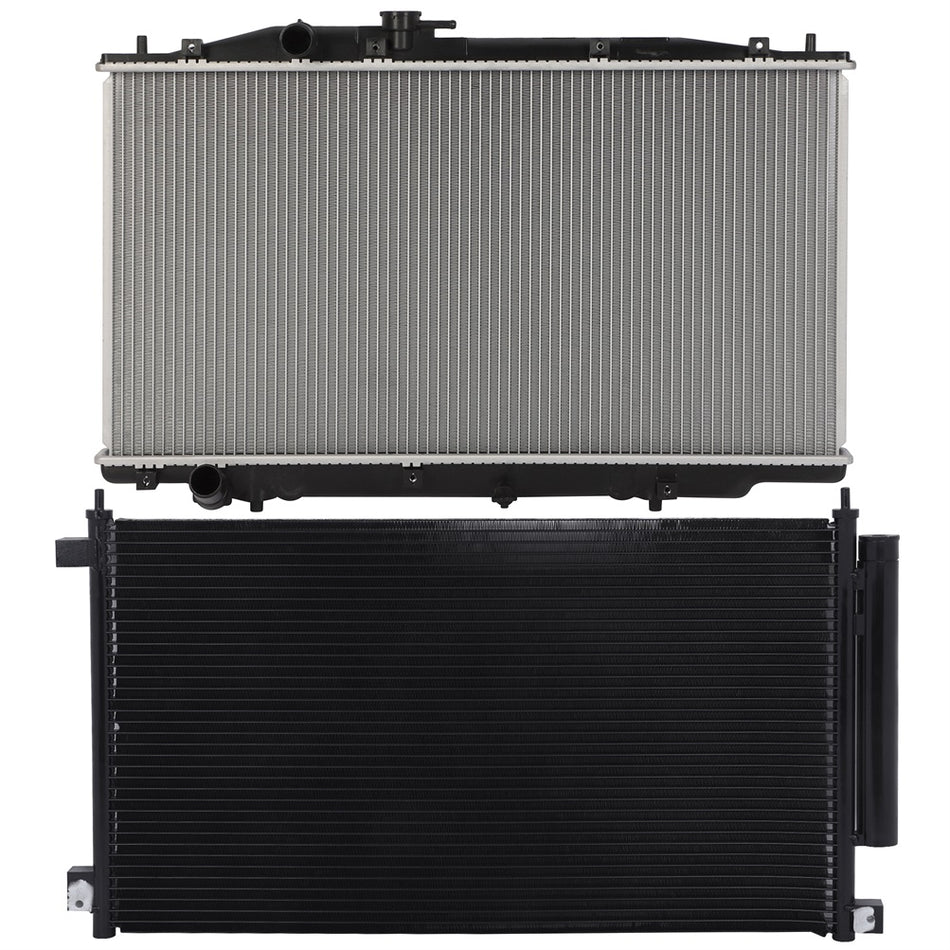 06-07 Honda Accord Radiator and AC Condenser Cooling Kit 3.0L
