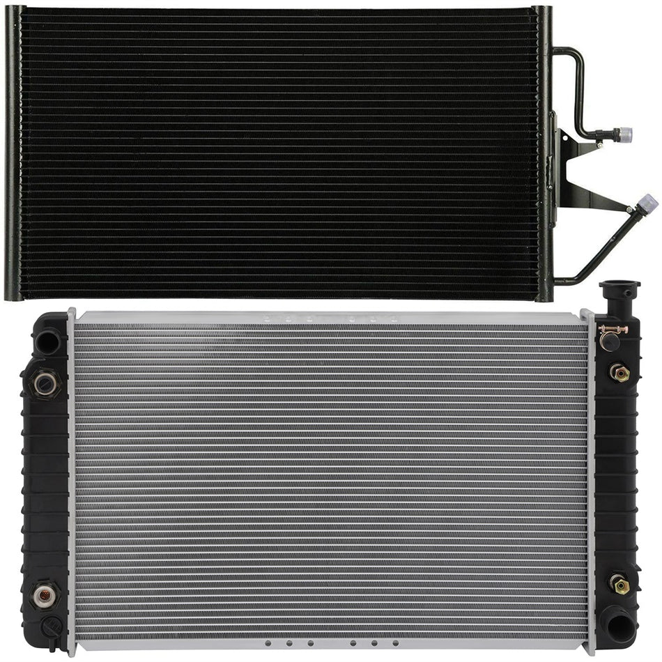96-99 Chevrolet C1500 96-98 Chevrolet C2500 Radiator and Condenser Cooling Kit