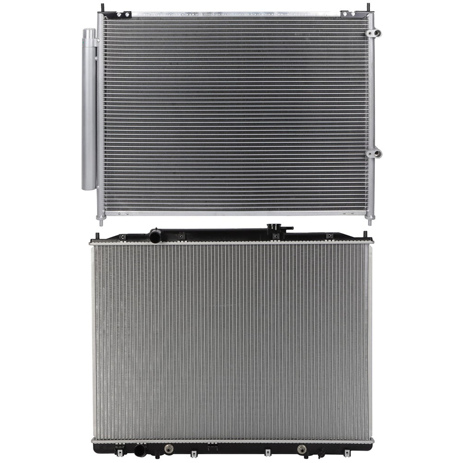 2006-2008 Honda Ridgeline Radiator and AC Condenser Cooling Kit