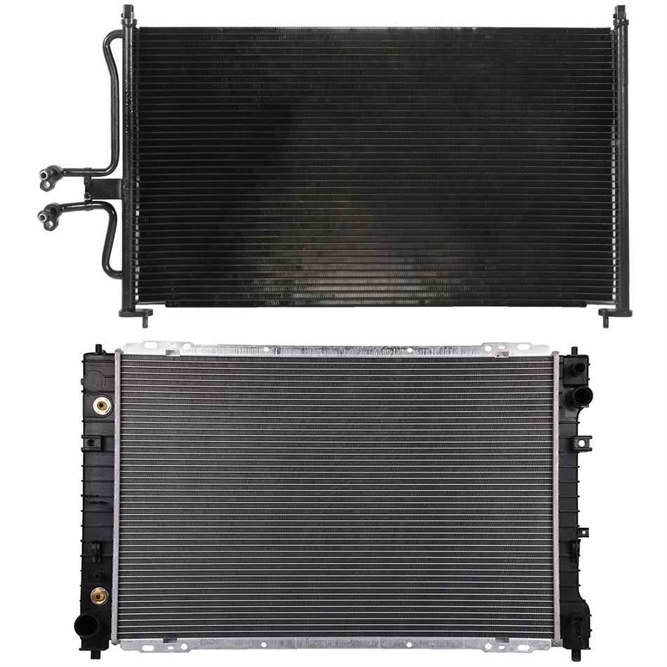 01-04 Ford Escape Mazda Tribute Radiator and Condenser Cooling Kit