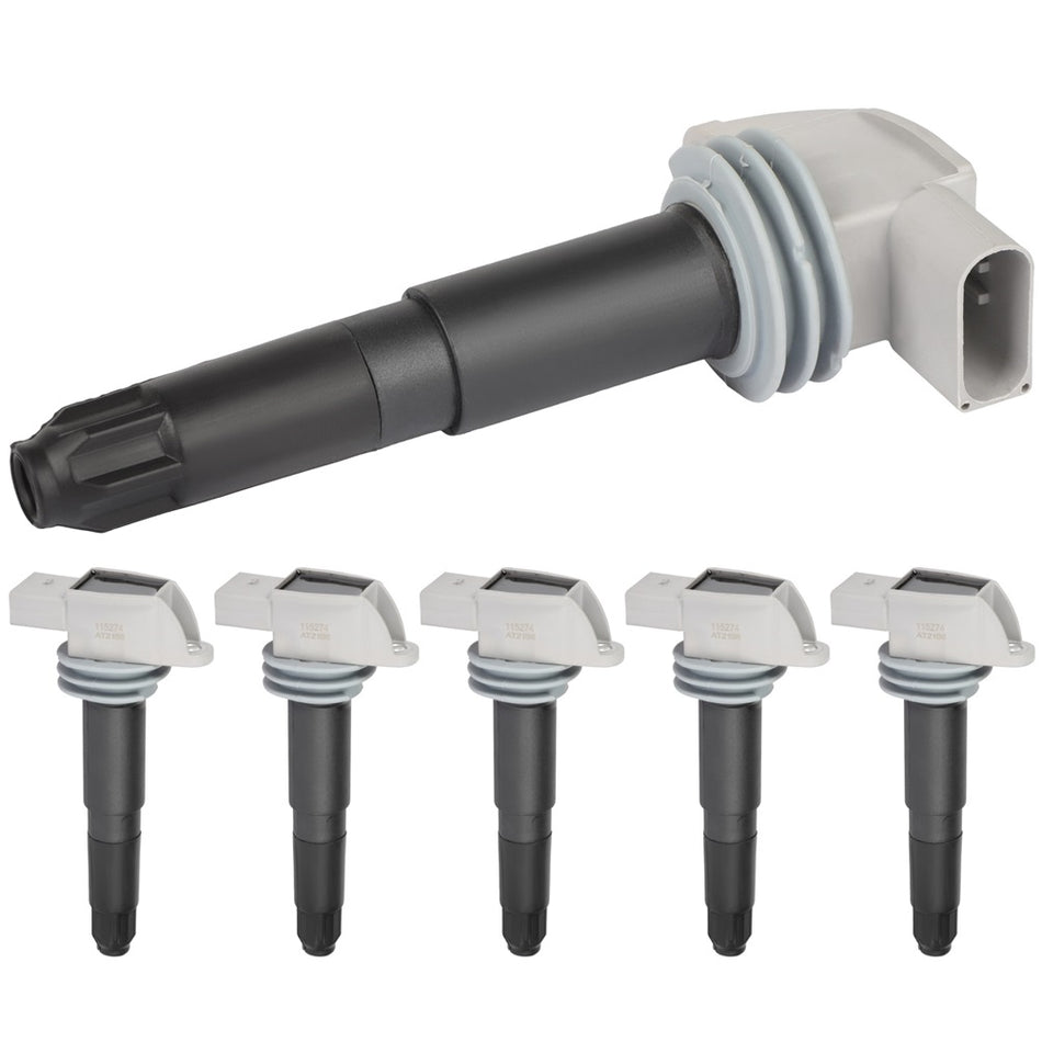 6 Ignition coils For 2009 2010 2011 2012 2013-2016 Porsche Boxster 2.7/2.9/3.4L