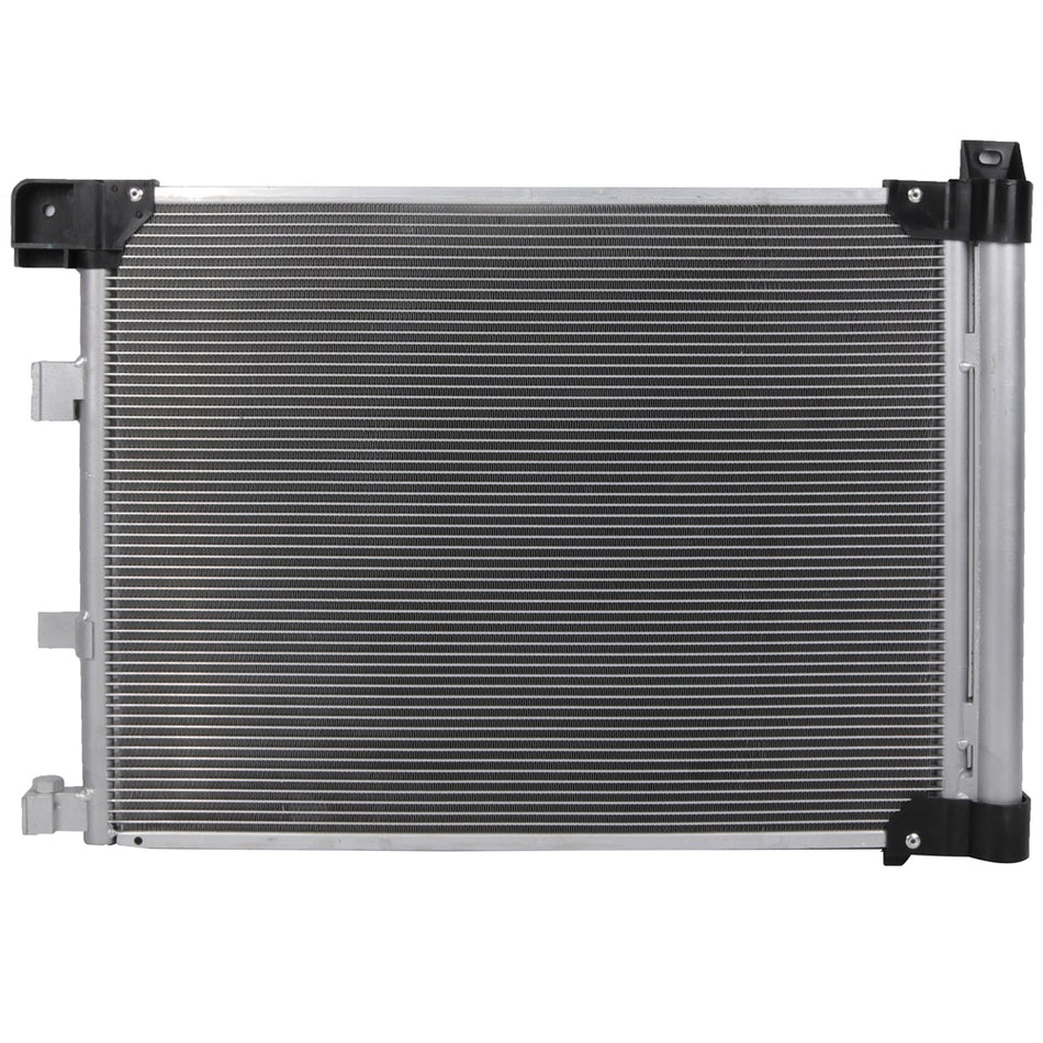Aluminum AC Condenser & AC Compressor Cooling Kit 2013-2015 Nissan Sentra 1.8L