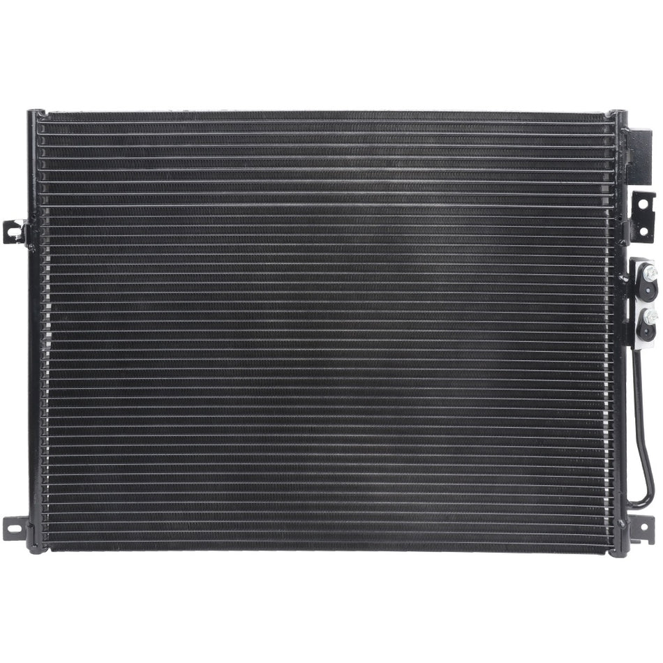Aluminum AC Condenser & AC Compressor Cooling Kit 06-07 Jeep Commander 3.7L 05-07 Jeep Grand Cherokee 3.0L/3.7L