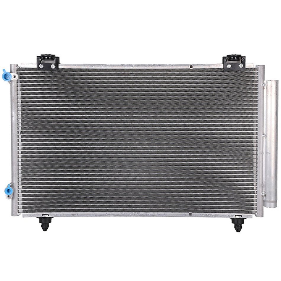 Aluminum AC Condenser & AC Compressor Cooling Kit 2003-2004 Toyota Corolla/Matrix 1.8L