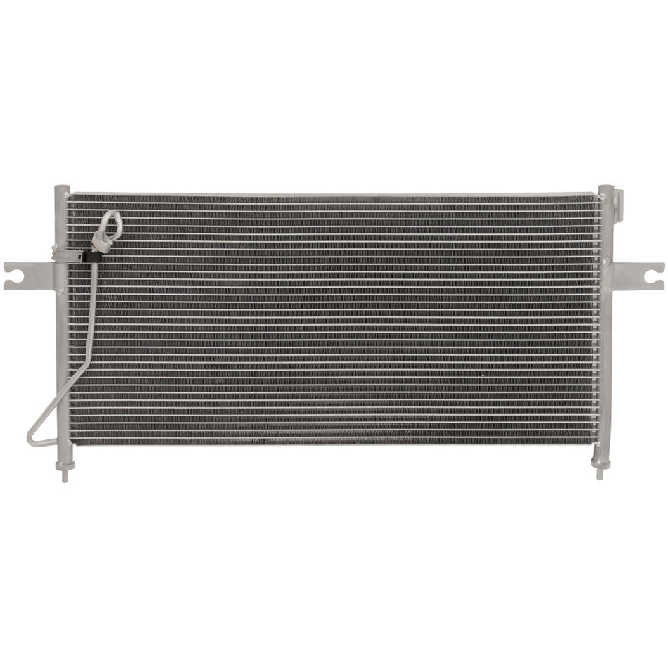 Aluminum AC Condenser & AC Compressor Cooling Kit 98-02 Nissan Frontier 00-02 Nissan Xterra 2.4L