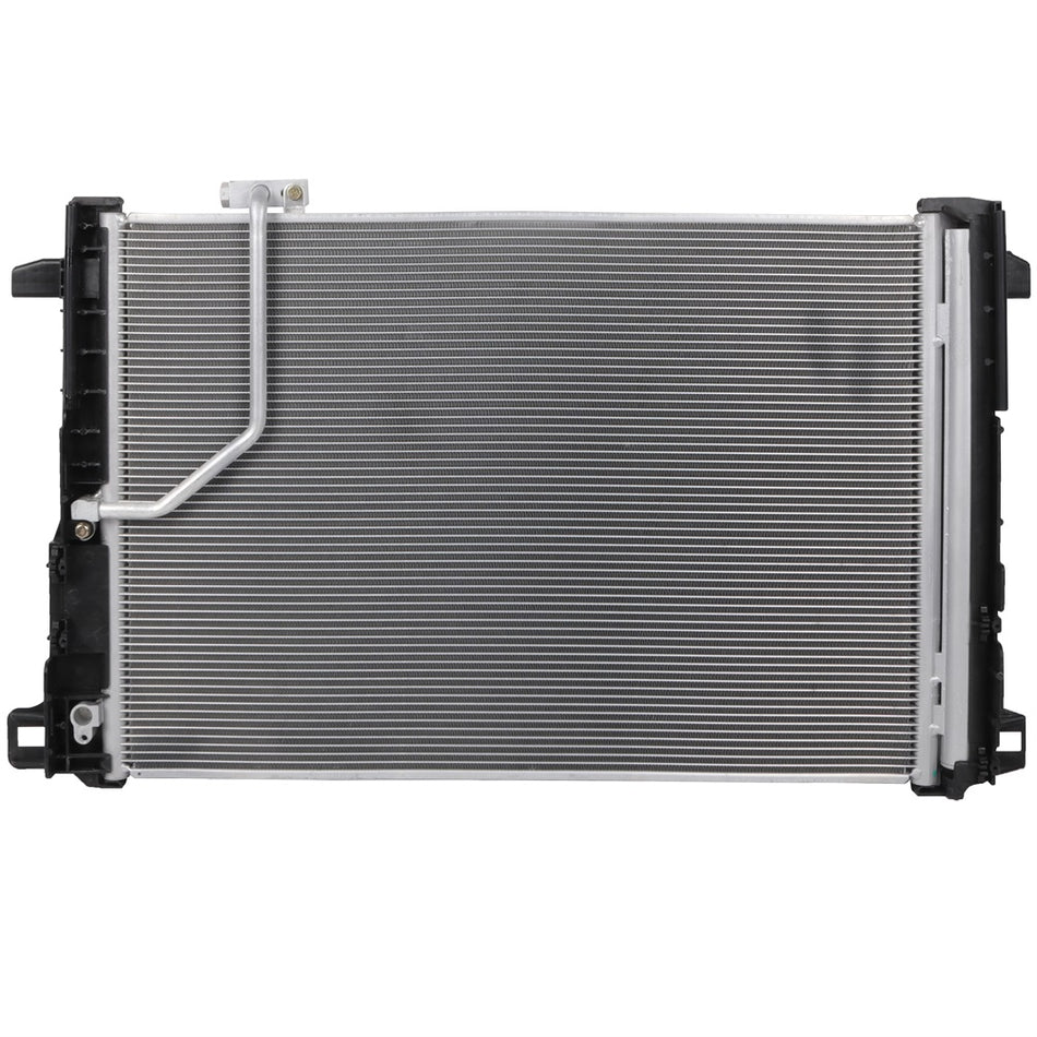 Aluminum AC Condenser & AC Compressor Cooling Kit 2012 Mercedes-Benz C300 3.0L 10-11Mercedes-Benz E550 5.5L