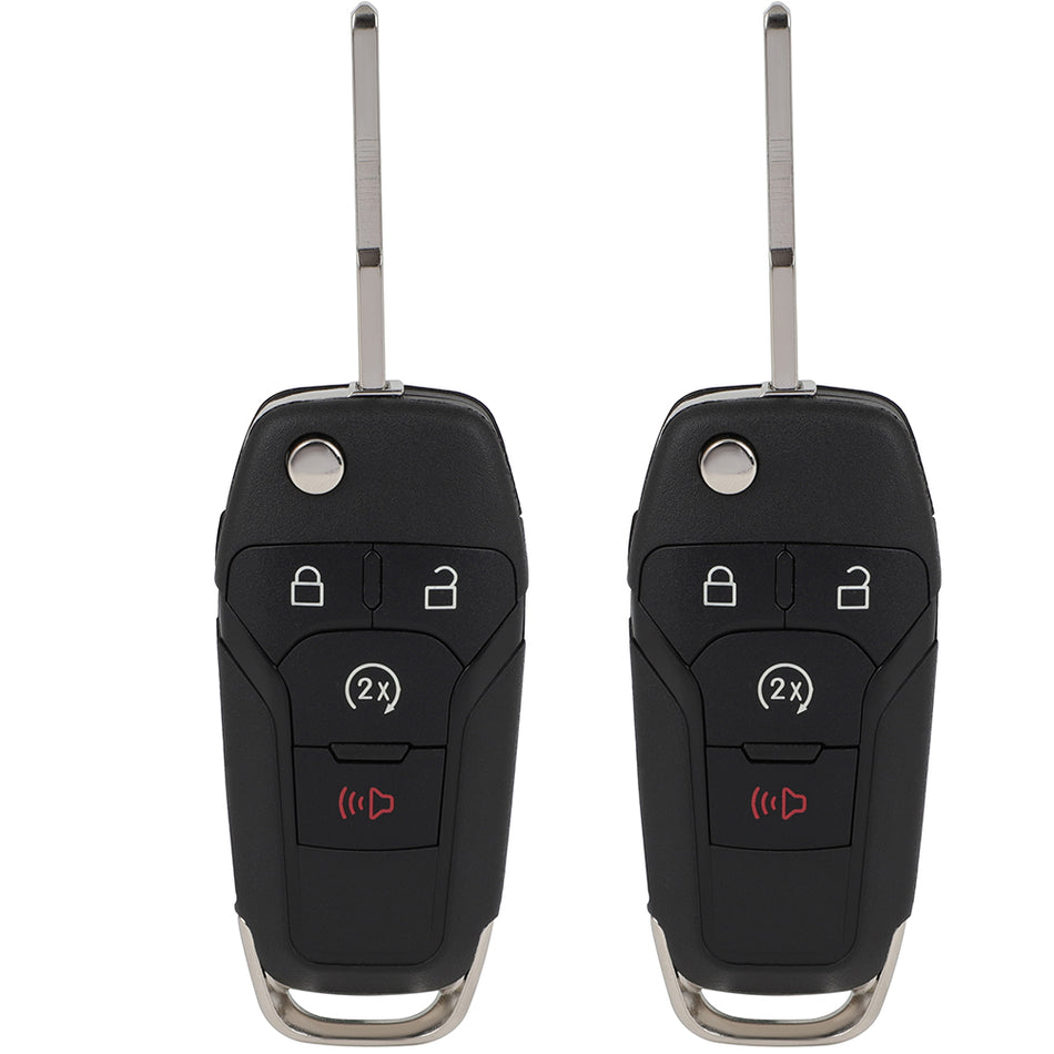 Keyless Entry Remote Fob Uncut Car Key For 15-20 Ford F-150 17-19 Ford F-250 Super Duty