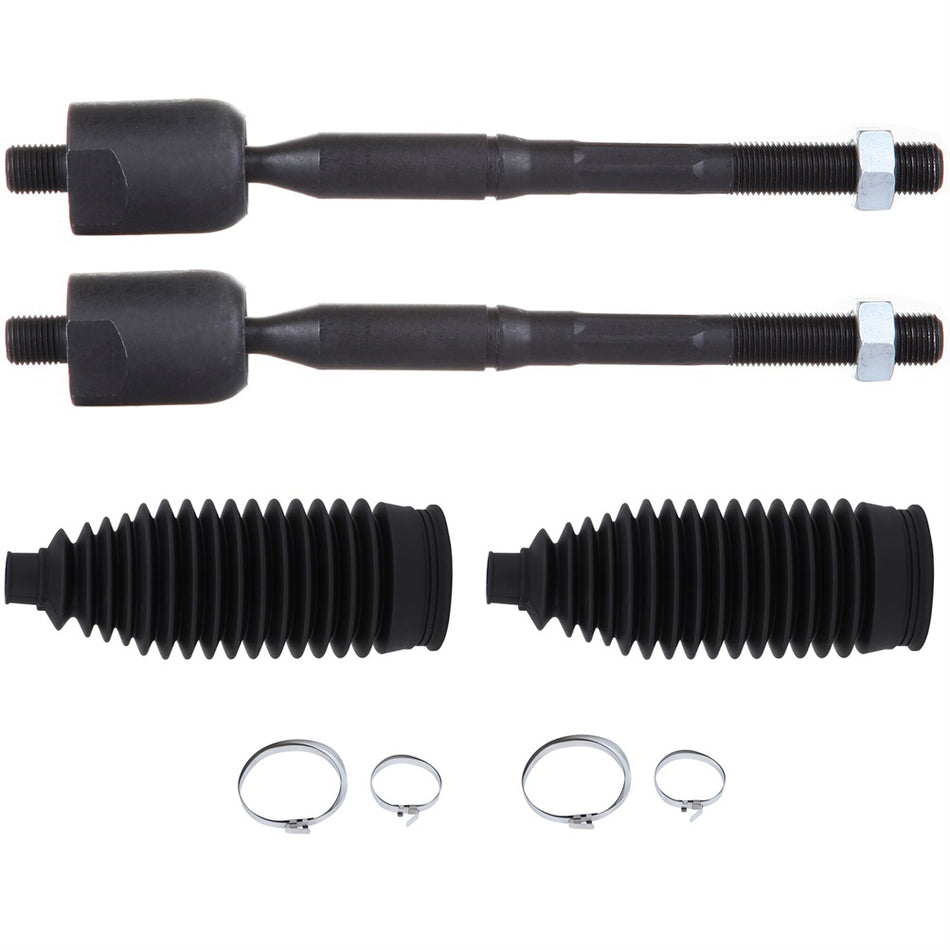 Front Inner Tie Rod End For 02-06 Toyota Camry 02-03 Lexus ES300 & Rack Pinion Bellow