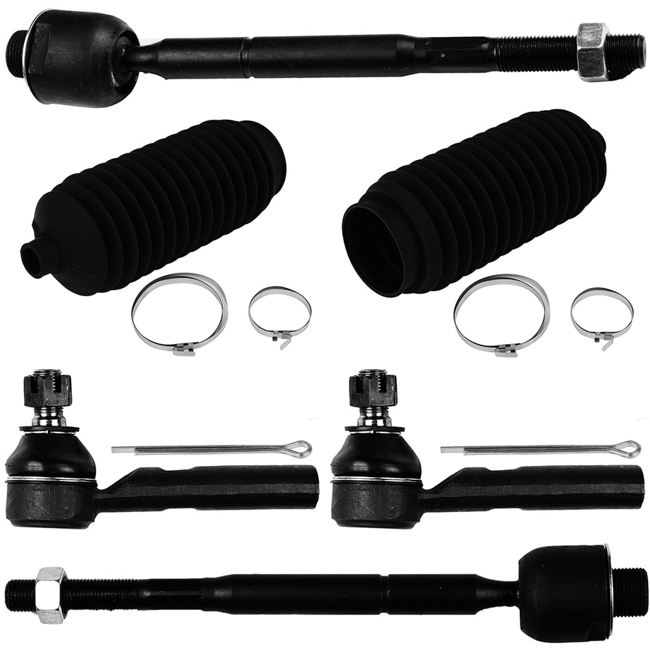 1998-2001 Nissan Altima Steering Inner Outer Tie Rod End Rack and Pinion Bellow