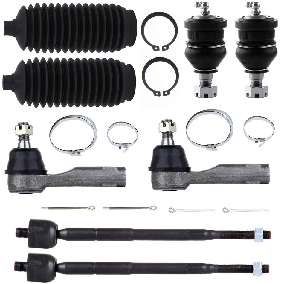 Lower Ball Joints Tie Rod End Rack Pinion Bellow For 1998 99-2001 Nissan Altima