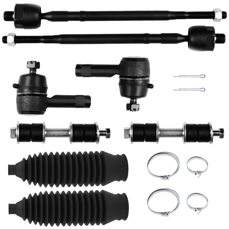 2002-2007 Mitsubishi Lancer Sway Bar Tie Rod With Rack Pinion Bellow 8Pcs