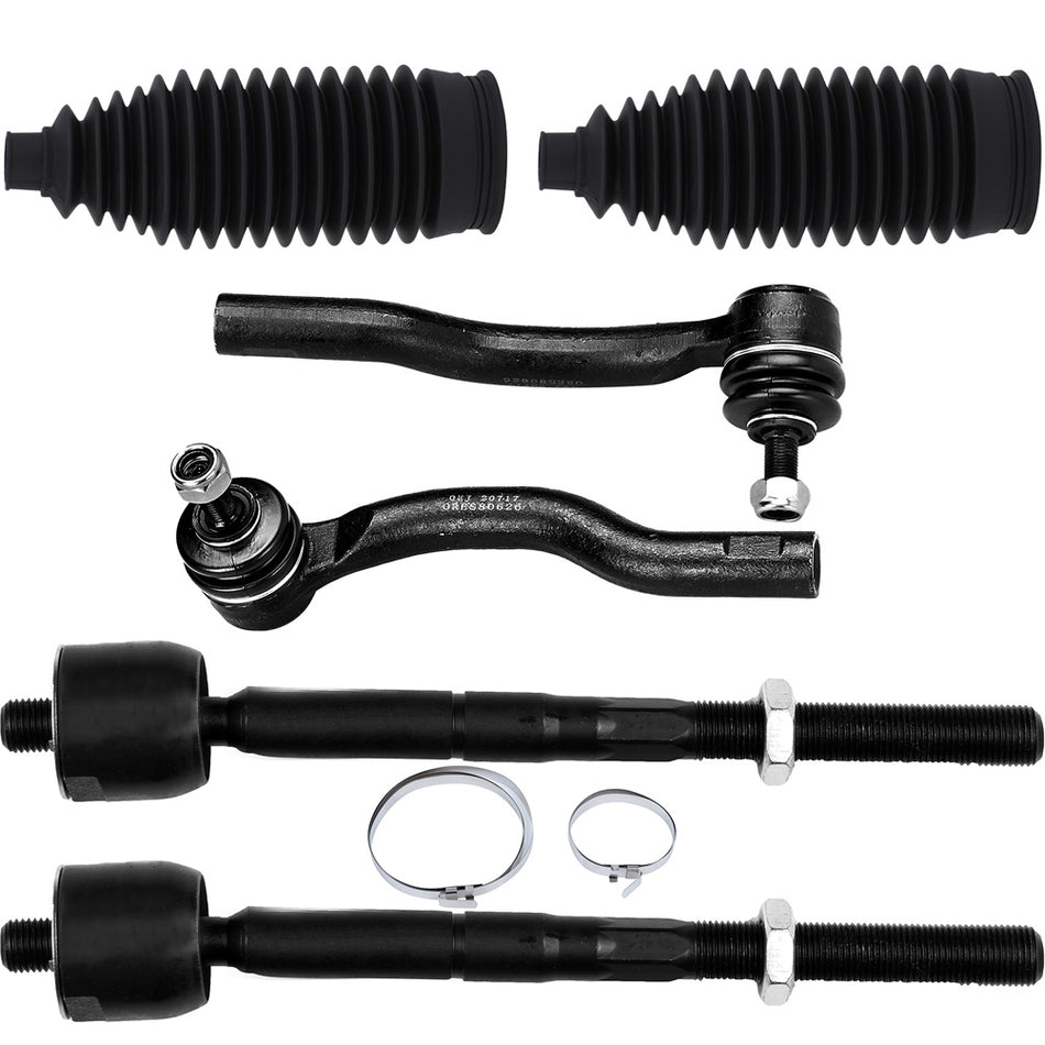 2004-2010 Toyota Sienna Steering Inner Outer Tie Rod End Rack Pinion Bellow