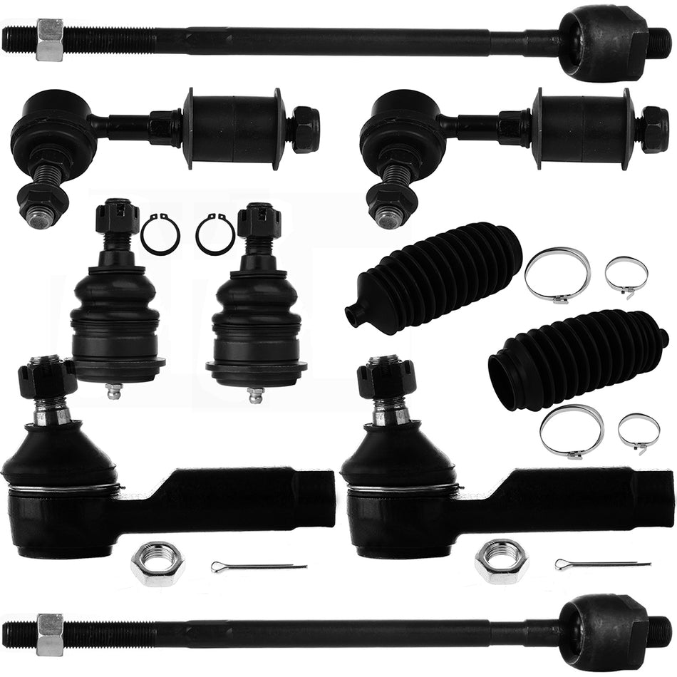 Lower Ball Joint Sway Bar Tie Rod End Rack Pinion Bellow For 95-99 Nissan Maxima