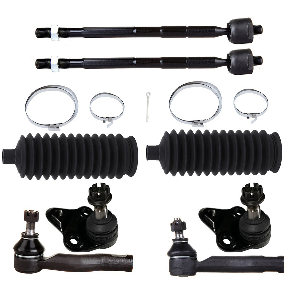 Lower Ball Joint Tie Rod End Rack Pinion Bellow For 2001 02 03 04 05 Toyota RAV4