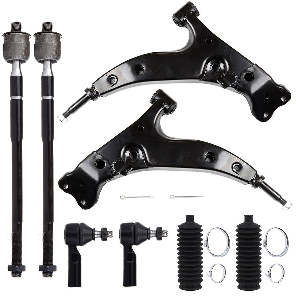 1993-1995 Toyota Corolla Front Lower Control Arm Tie Rod End Rack and Pinion Bellow