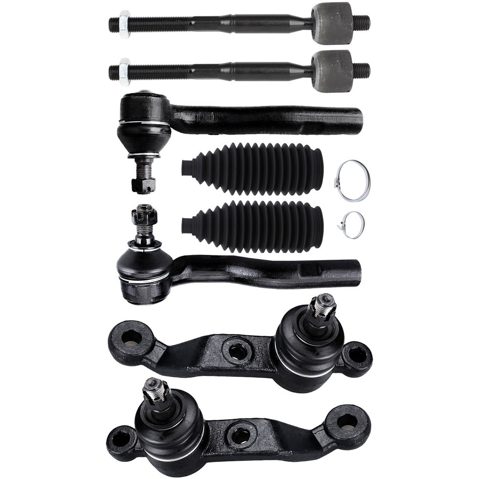 Lower Ball Joints Tie Rod End Rack Pinion Bellow For 1998 99 2000-05 Lexus GS300