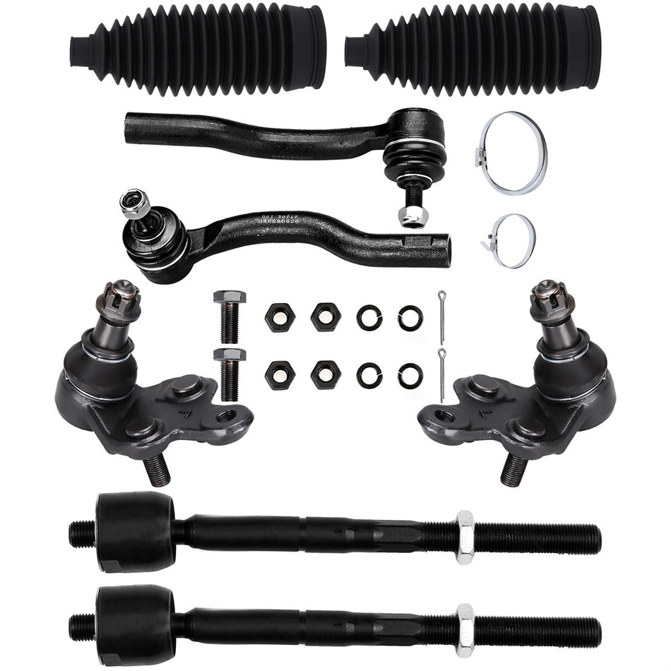 04-10 Toyota Sienna Lower Ball Joints Tie Rod End Rack Pinion Bellow