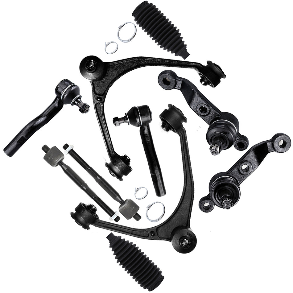 Front Upper Control Arm Ball Joints Tie Rod Ends For 1998-2005 Lexus GS300 GS400