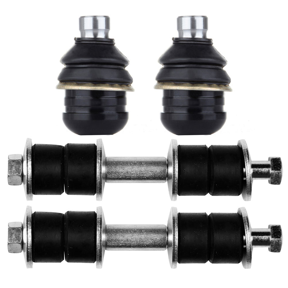 Front Lower Ball Joints Anti Sway Stabilizer Bar Linkage For 2002-2007 Lancer