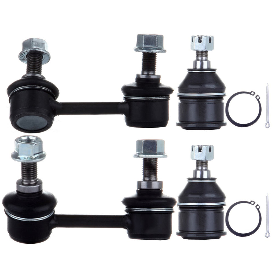 Front Lower Ball Joints Anti Sway Stabilizer Bar Linkage For 2001-2003 Acura CL