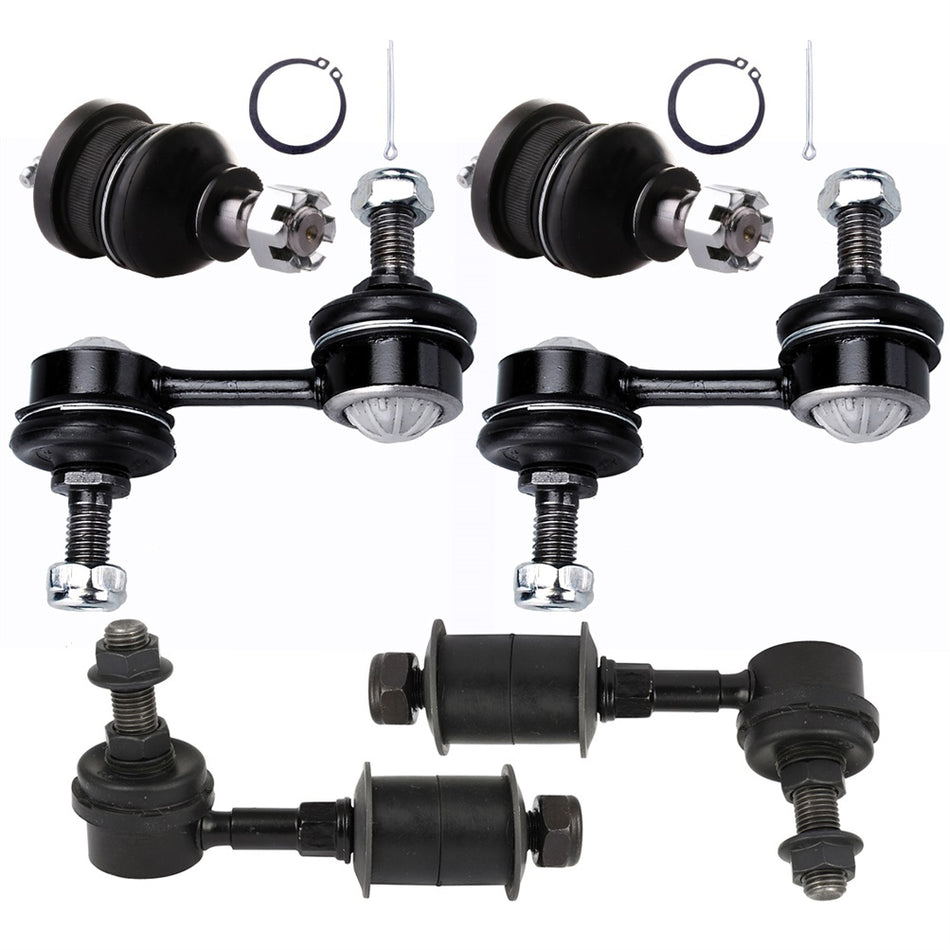 Front Lower Ball Joints Sway Stabilizer Bar Linkage For 1998-2001 Nissan Altima
