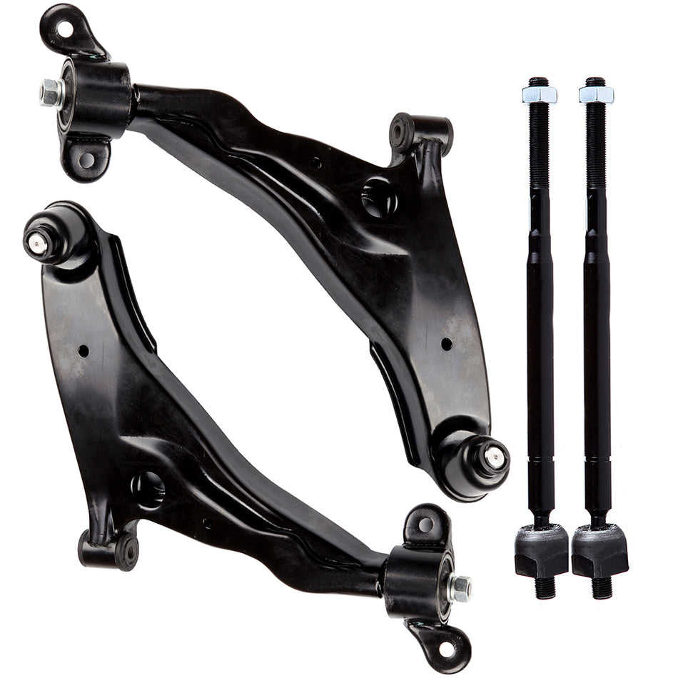 Front Lower Control Arm Ball Joint & Inner Tie Rod For 02-05 Chrysler Sebring Mitsubishi Eclipse
