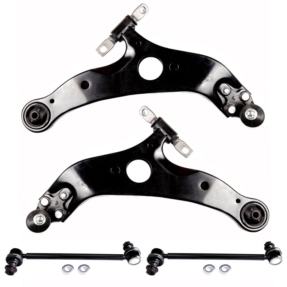 04-10 Toyota Sienna Front Lower Control Arm Ball Joint Sway Bar Suspension Kit