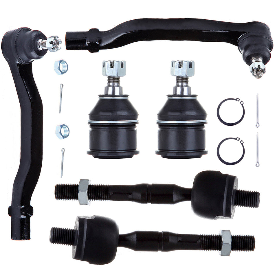 Front Lower Ball Joints Steering Tie Rod End For 1998 99 2000 01 02 Honda Accord