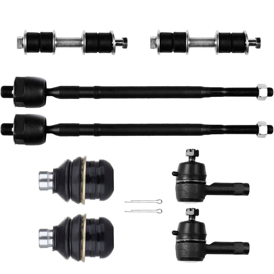 2002-2007 Mitsubishi Lancer Front Lower Ball Joints Sway Bar Tie Rod End