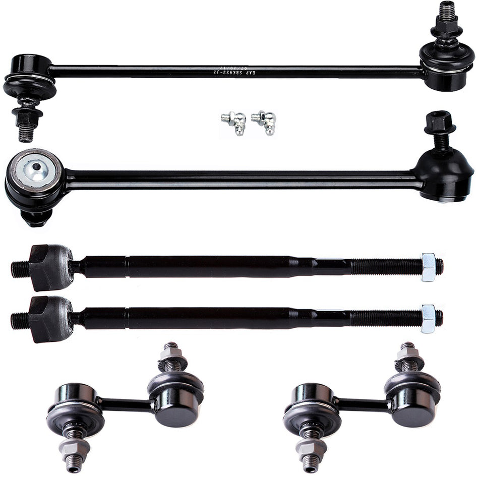 Sway Bar Tie Rod End Suspension Kit For 02-05 Chrysler Sebring Dodge Stratus Front & Rear 6Pcs