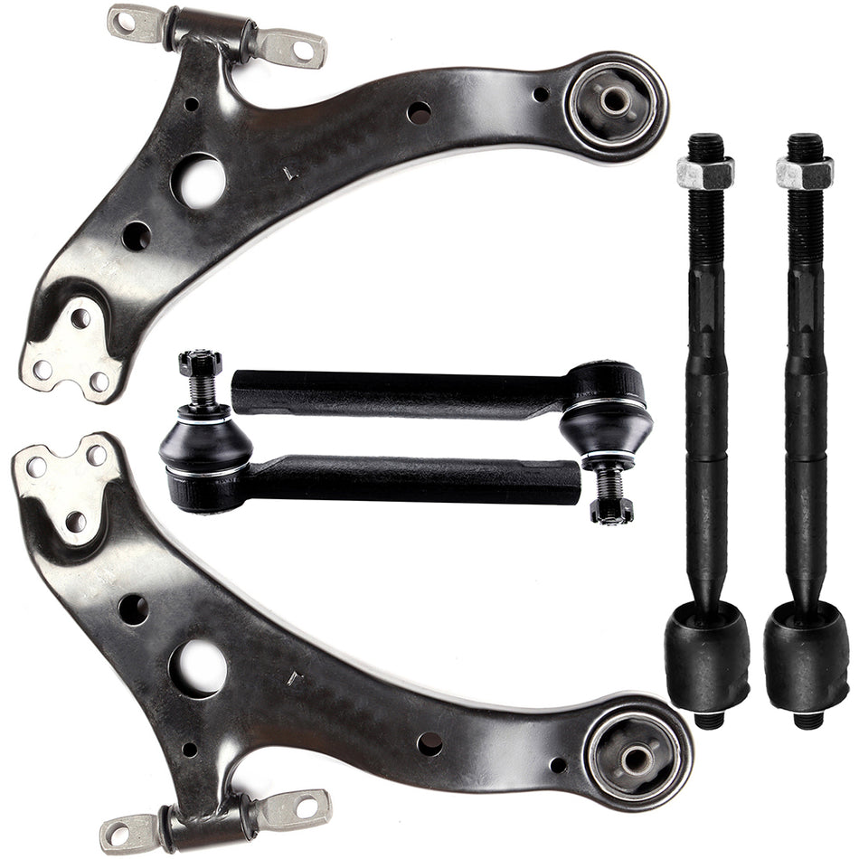Front Lower Control Arm Ball Joint & Tie Rod End For 2004-2007 Toyota Highlander
