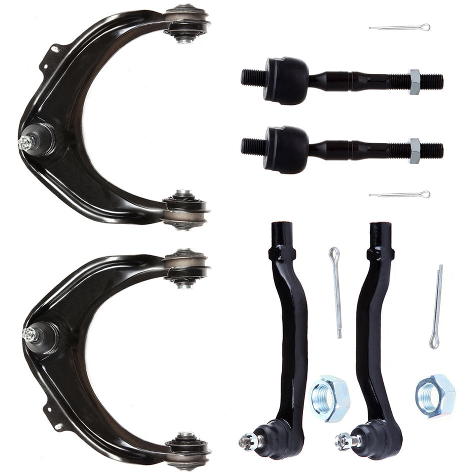 Front Upper Control Arm Ball Joint & Tie Rod End For Honda Accord 98-99 01-02