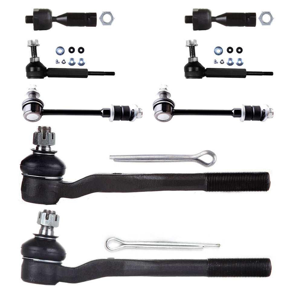 Front Rear Steering Sway Bar Tie Rod End Suspension For 1996-2002 Toyota 4Runner