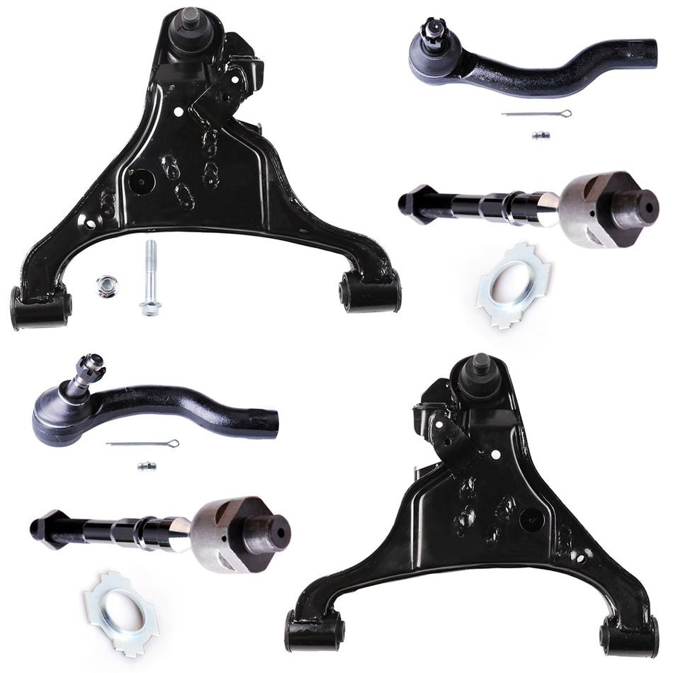 Front Lower Control Arm Ball Joint & Tie Rod End For 05-15 Nissan Frontier Nissan Xterra