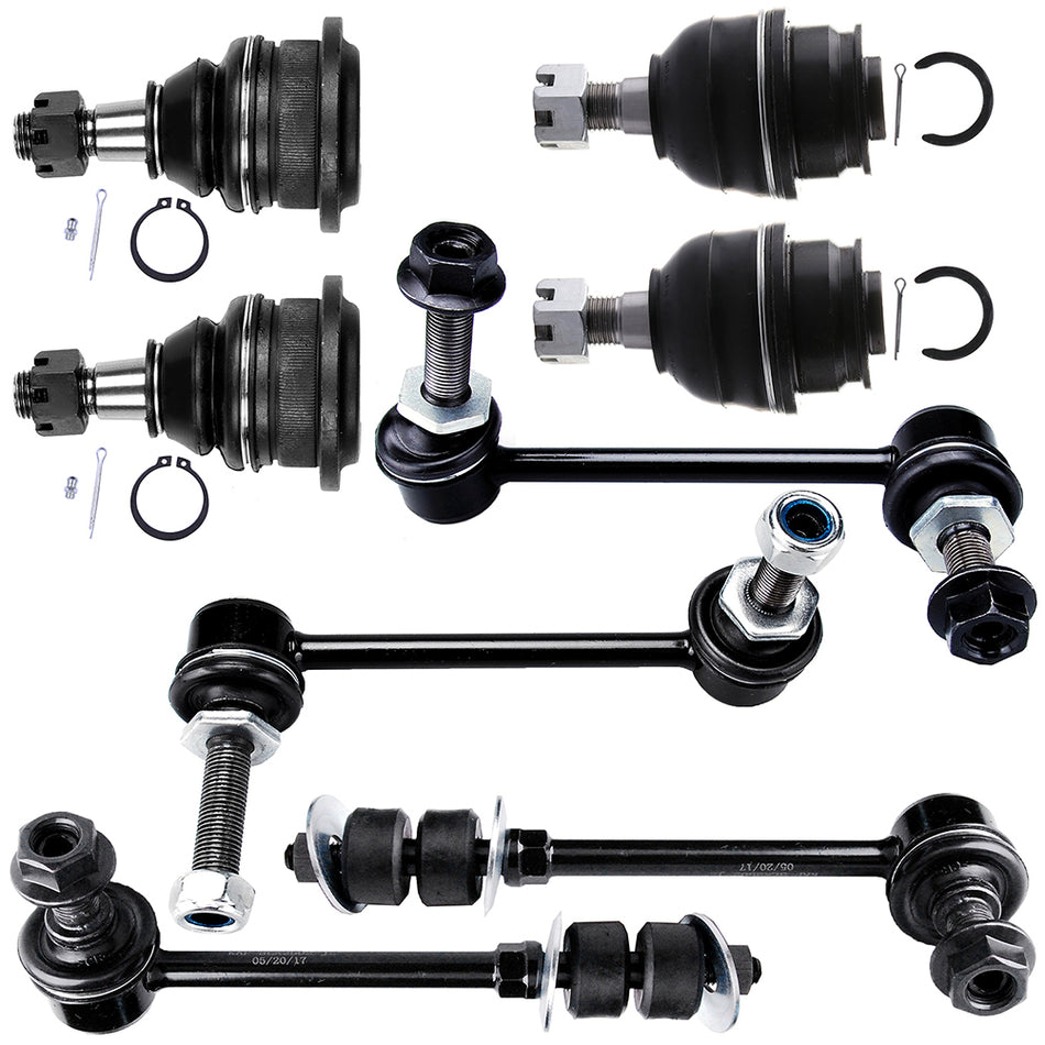 Front Ball Joints Anti Sway Stabilizer Bar Linkage For 2003-2009 Lexus GX470